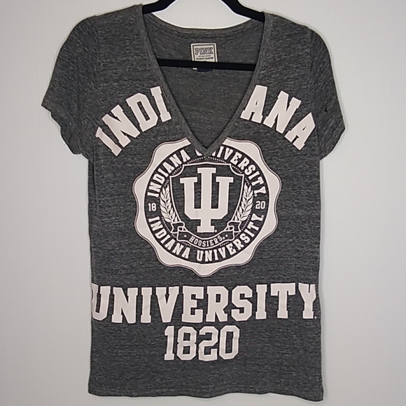 PINK Victoria's Secret Tops - VS PINK Indiana University T-Shirt Size Large
